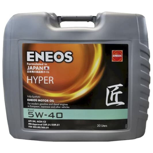 Eneos Hyper 5W-40 (20 л) моторна олива