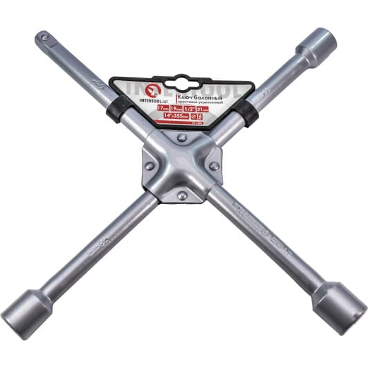Ключ балонный Intertool HT-1604 крестовой 17x19x21 мм