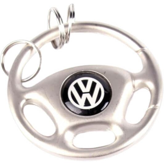 Брелок AutoTechteile з логотипом Volkswagen сірий STEERINGVW
