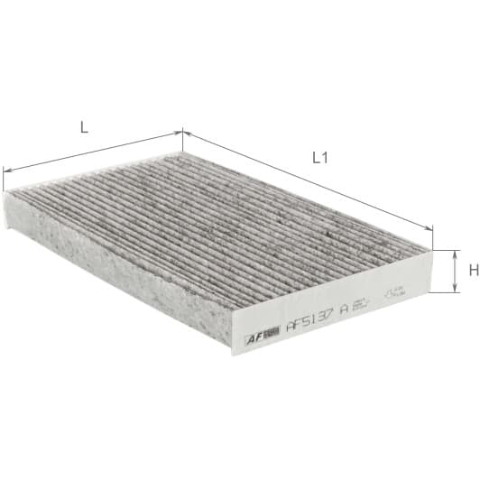 af5137a Alpha Filter AF5137a Елемент фільтруючийповітряний салону (RENAULT Megane CC, Megane III)
