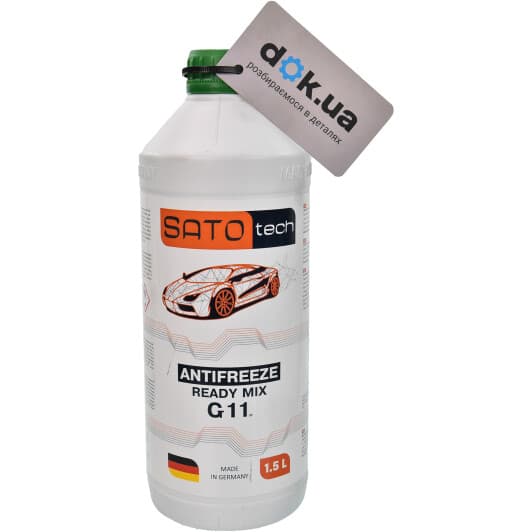 SATO tech Ready Mix G11 зелений -35 °C готовий антифриз