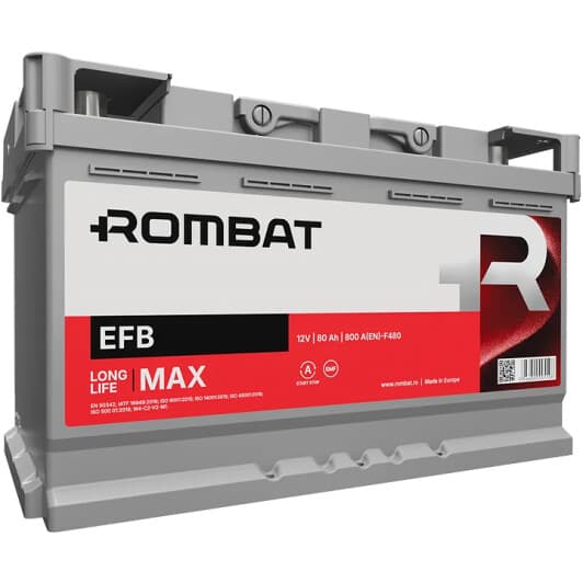 Аккумулятор Rombat 6 CT-80-R EFB F480