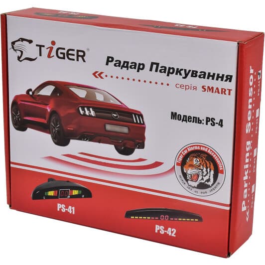 Парктроник Tiger PS-44 серебристые датчики 4 шт.