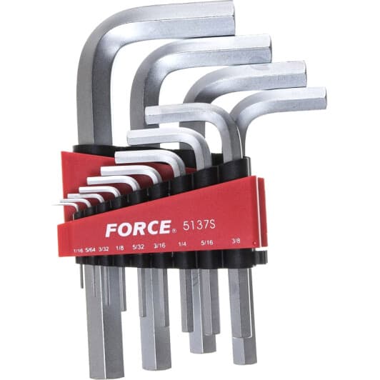 Набор ключей шестигранных Force 5137S 1/16"-3/4" 13 шт