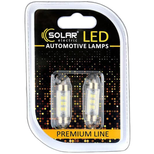 Автолампа Solar T11x39 SV8,5 sl1351