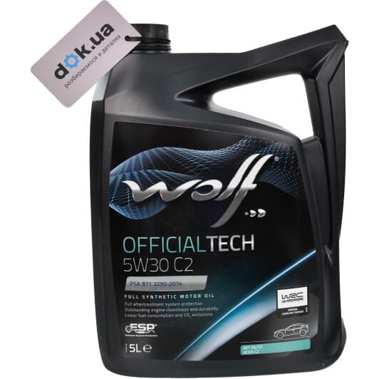 Wolf Officialtech C2 5W-30 (5 л) моторна олива