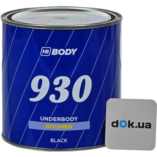 Body 930 бітумно-каучуковий чорний (1 кг) антикор