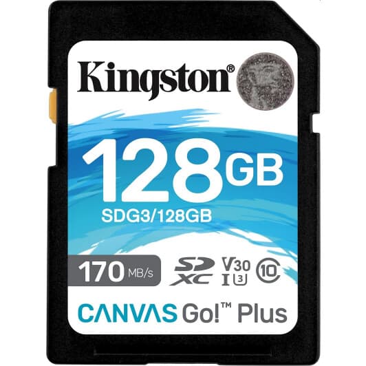 Карта пам’яті Kingston Canvas Go! Plus SDXC 128 ГБ