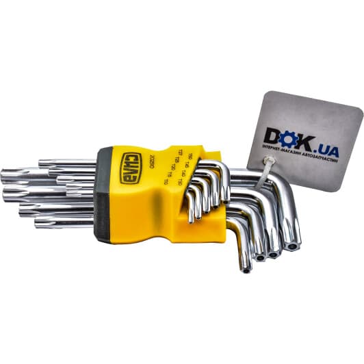 Набор ключей TORX Сила 202510 T10-T50 9 шт