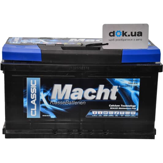 Акумулятор Macht 6 CT-80-R Classic 25349