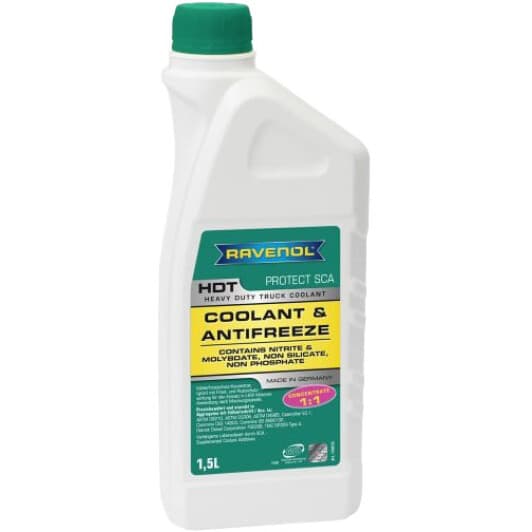 Ravenol HDT Protect SCA G11 зеленый концентрат антифриза
