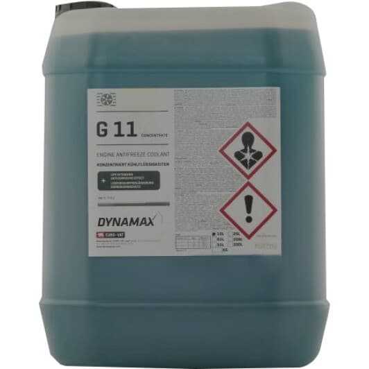 Dynamax Cool G11 синий 10 л (500162) концентрат антифриза