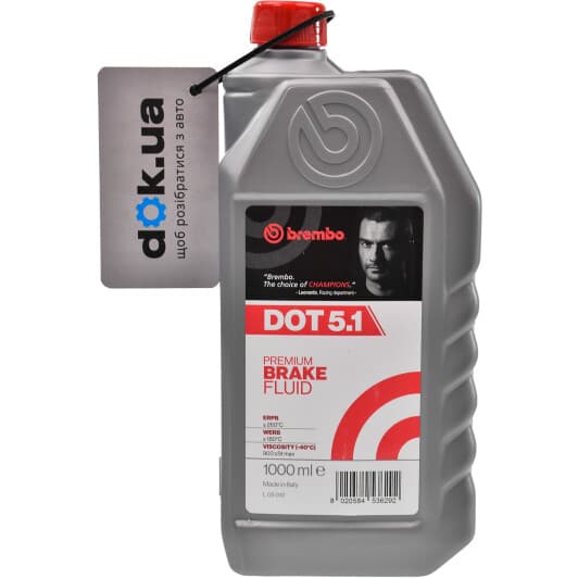Brembo DOT 5.1, 1 л (L05010) тормозная жидкость