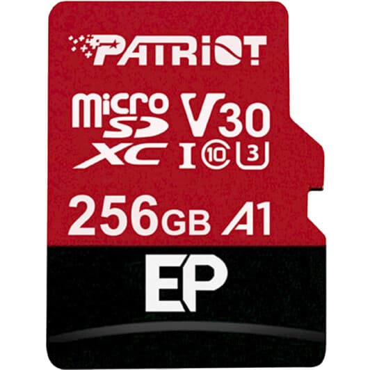 Карта пам’яті Patriot EP Series microSDXC 256 ГБ з SD-адаптером