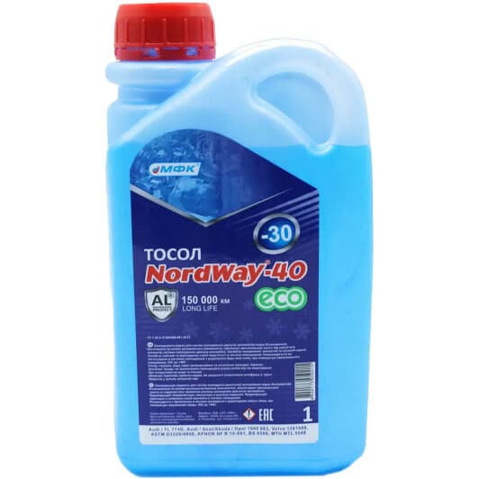 МФК NordWay -40 Eco синій -30 °C готовий антифриз