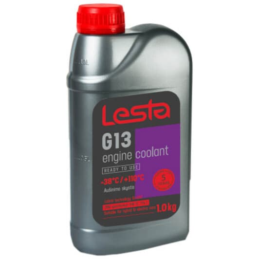 LESTA G13 фіолетовий -38 °C готовий антифриз