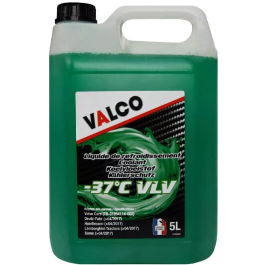 Valco VLV зеленый -37 °C 5 л 607444 готовый антифриз