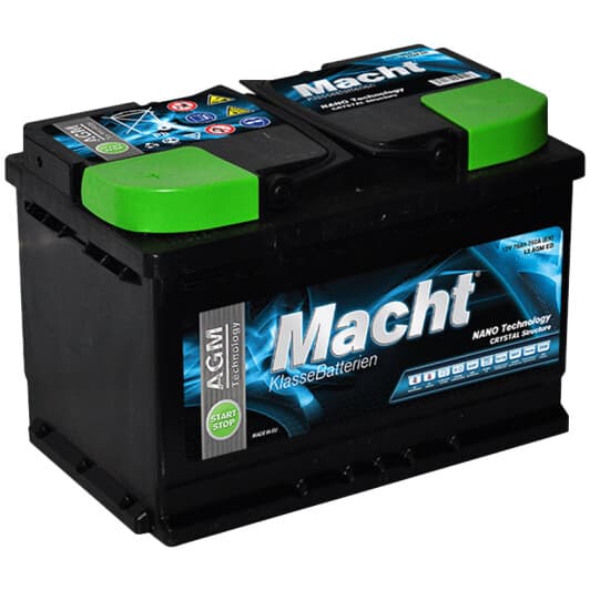 Акумулятор Macht 6 CT-70-R AGM 104141