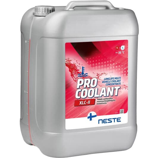 Концентрат антифризу Neste Pro Coolant XLC-II G12+ червоний