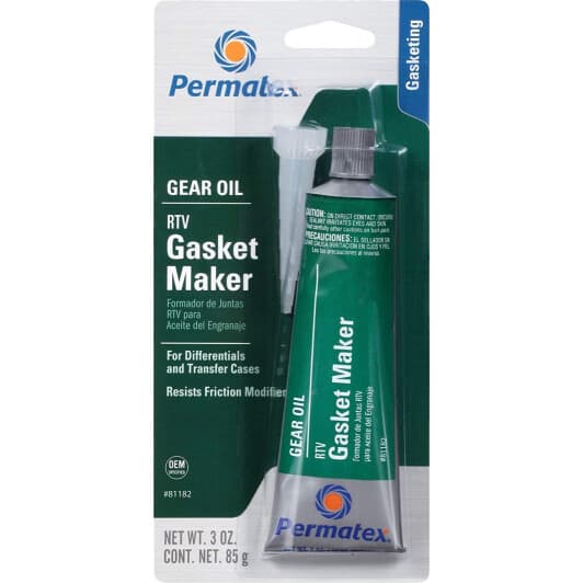 Permatex Gear Oil RTV сірий формувач прокладок