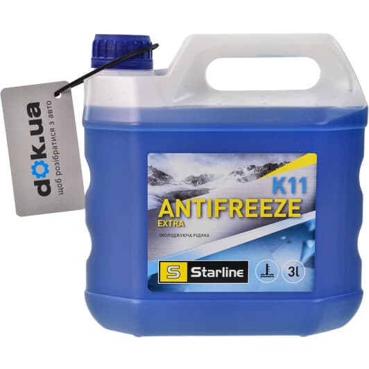 Starline Extra K11 G11 синій 3 л (NAK11-3) концентрат антифризу