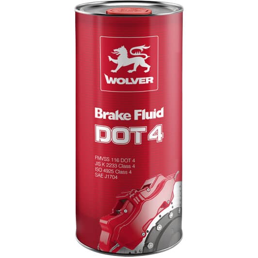 Wolver Brake Fluid DOT 4 ABS гальмівна рідина (0.5 л)