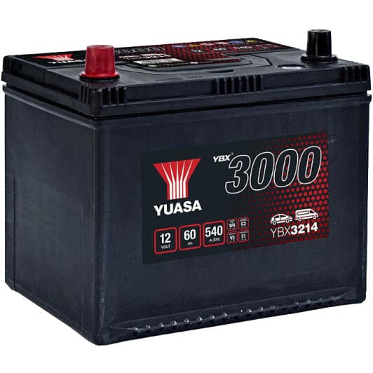 Акумулятор Yuasa 6 CT-60-L YBX 3000 YBX3214