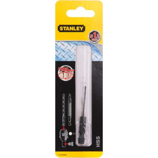Сверло Stanley спиральное по металлу STA50003 1.5 мм