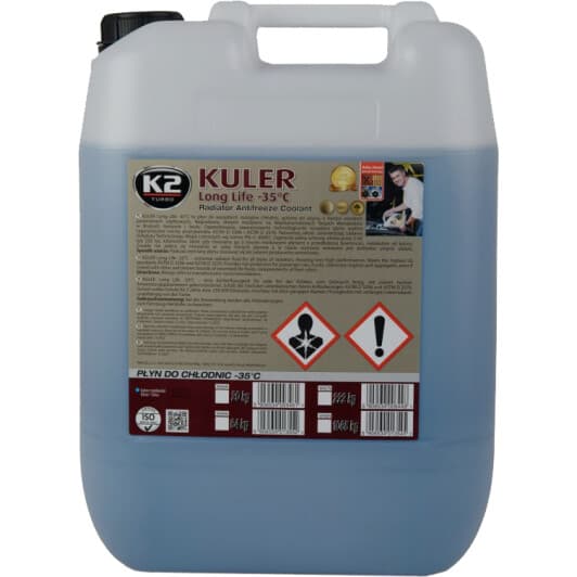 K2 Kuler G11 синій -35 °C, 20 л (W406N) готовий антифриз