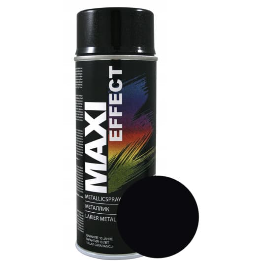 Аерозольна фарба Maxi Color чорна 400 мл