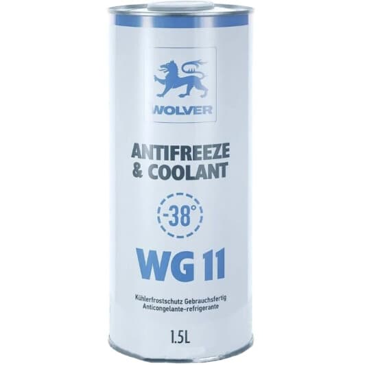 Wolver Antifreeze & Coolant WG11 G11 синий -38 °C готовый антифриз