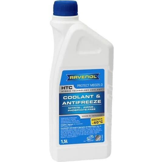 Ravenol HTC Protect MB325.0 G11 синий -40 °C готовый антифриз