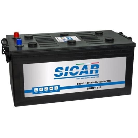 Акумулятор Sicar 6 CT-225-L Spirit TIR B394C