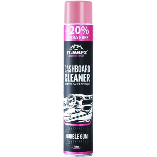Полироль для салона TURBEX Dashboard Cleaner bubble gum 750 мл