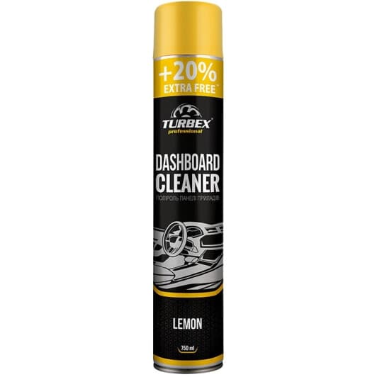 Поліроль для салону TURBEX Dashboard Cleaner лимон 750 мл