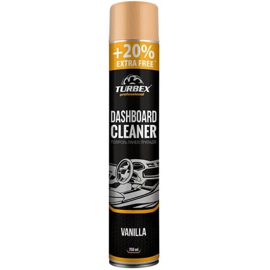 Полироль для салона TURBEX Dashboard Cleaner Vanilla 750 мл