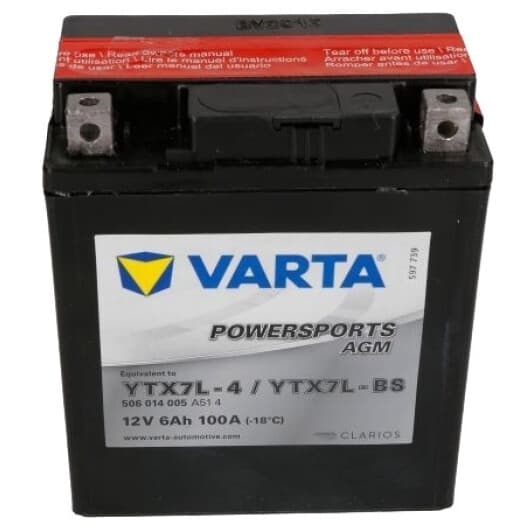 Акумулятор Varta 6 CT-6-R Powersports AGM YTX7L-BS