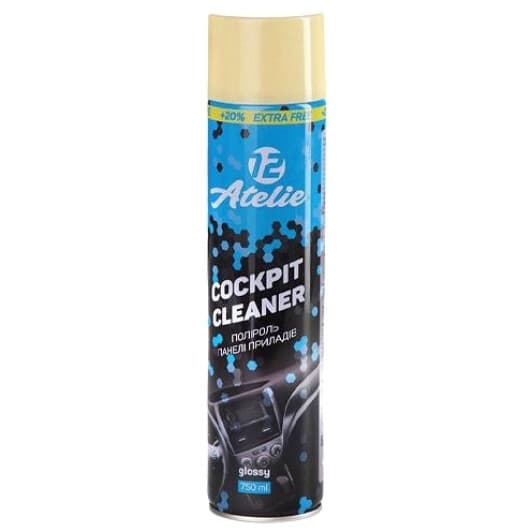 Поліроль для салону 12 Atelie Cockpit Cleaner Vanilla 750 мл