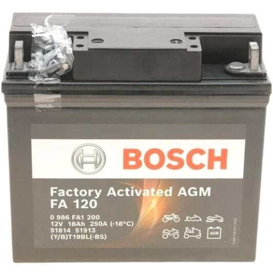 Акумулятор Bosch 6 CT-18-R Factory Activated AGM 0986FA1200