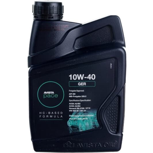 AVISTA Pace GER 10W-40 (1 л) моторное масло