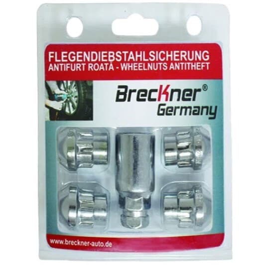Комплект гайок-секреток із ключем Breckner bk87304