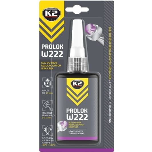 Фиксатор резьбы K2 Prolok W222 фиолетовый