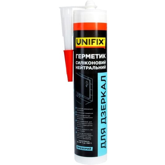 UNIFIX Silicone Sealing Gasket герметик прозорий (280 г)