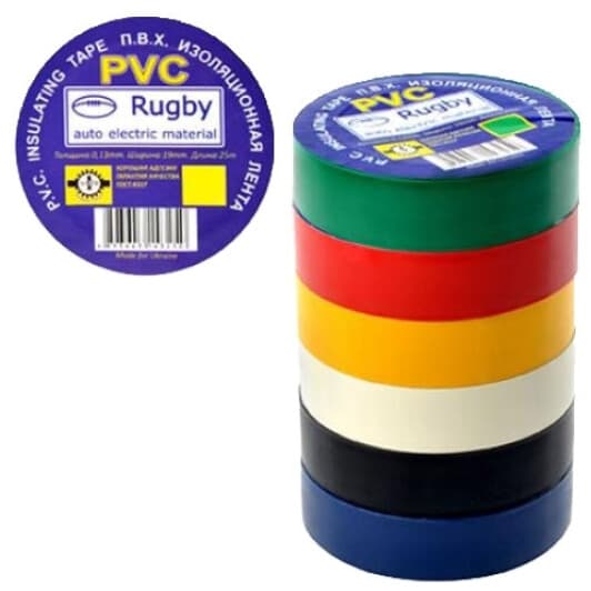 Набор изоленты STENSON Rugby MPH006464 ассорти ПВХ 10 шт