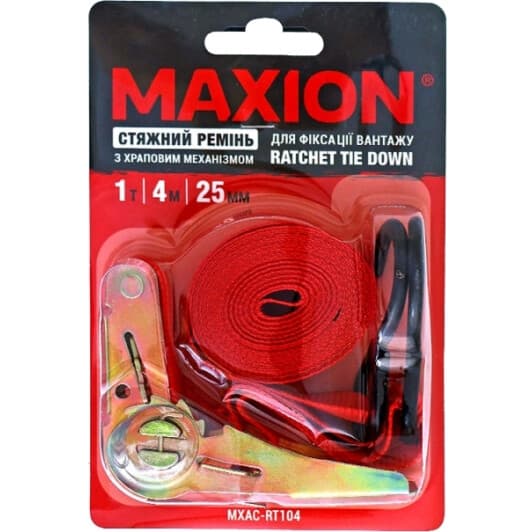 Стяжний ремінь Maxion 1 т 4 м МXAC-RT104