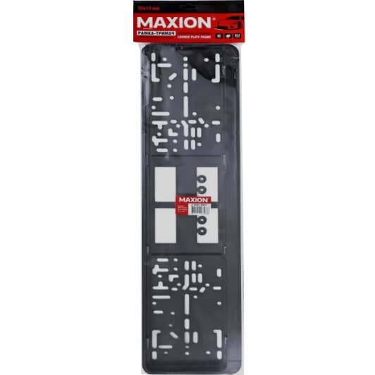 Рамка номерного знака Maxion MXAC-8081P колір чорний