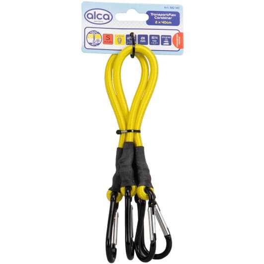 Комплект стяжек эластичных Alca TransportFlex 8 кг 0,4 м 882140