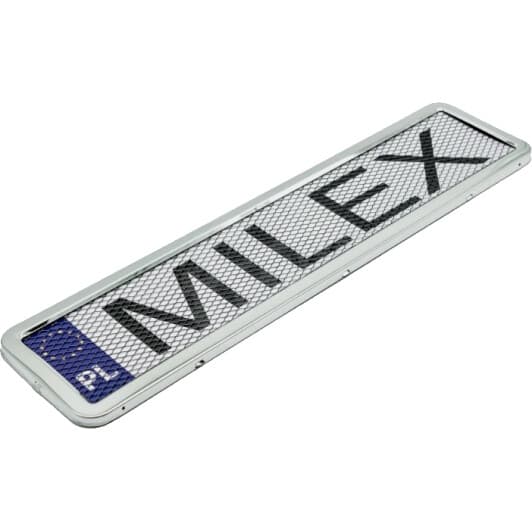 Рамка номерного знака Milex RT-25353 цвет серебристый