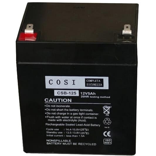 Акумулятор для дбж Cosi CSB-125 5 Аг 12 В
