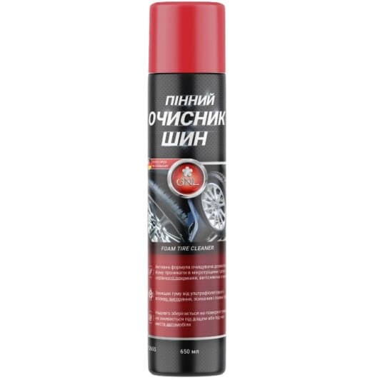 Чернитель шин GNL Foam Tire Cleaner 12655 650 мл
